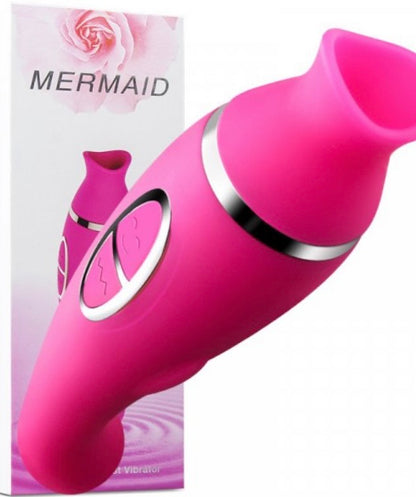 Mermaid Suction Vibrator - Double Head