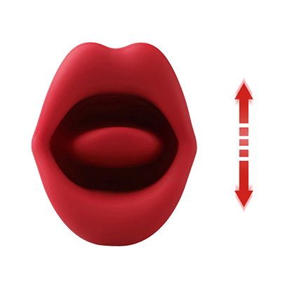 Tongue-Licking Vibrating Big Mouth Stimulator