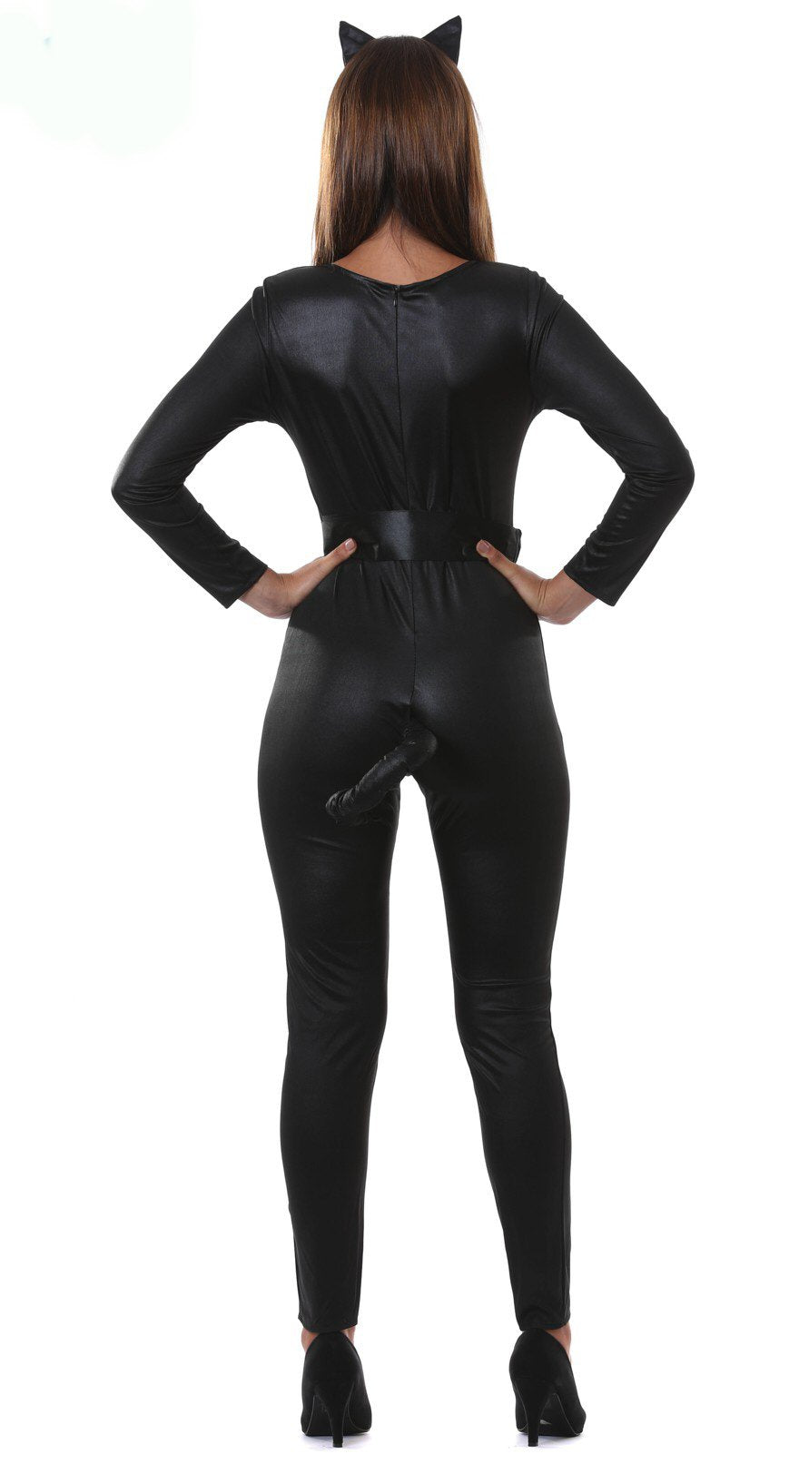 Black Cat Female Jumpsuit Costume