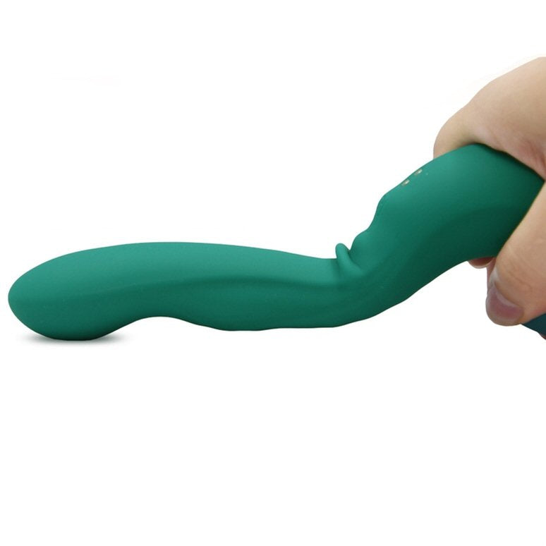 Vibrator with Clitoral Suction and Licking Sensation