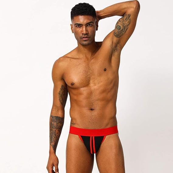 Men's Cotton Jockstrap | Comfortable Elastic Athletic Support Underwear