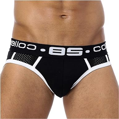 Stylish Mens Briefs | Sexy Patchwork Nylon Underpants for Men