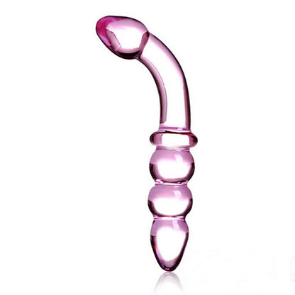 Gourd Glass Anal Toy with Dual Heads