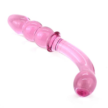 Gourd Glass Anal Toy with Dual Heads