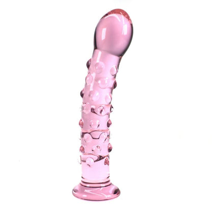 Bent Glass P-Spot Anal Plug