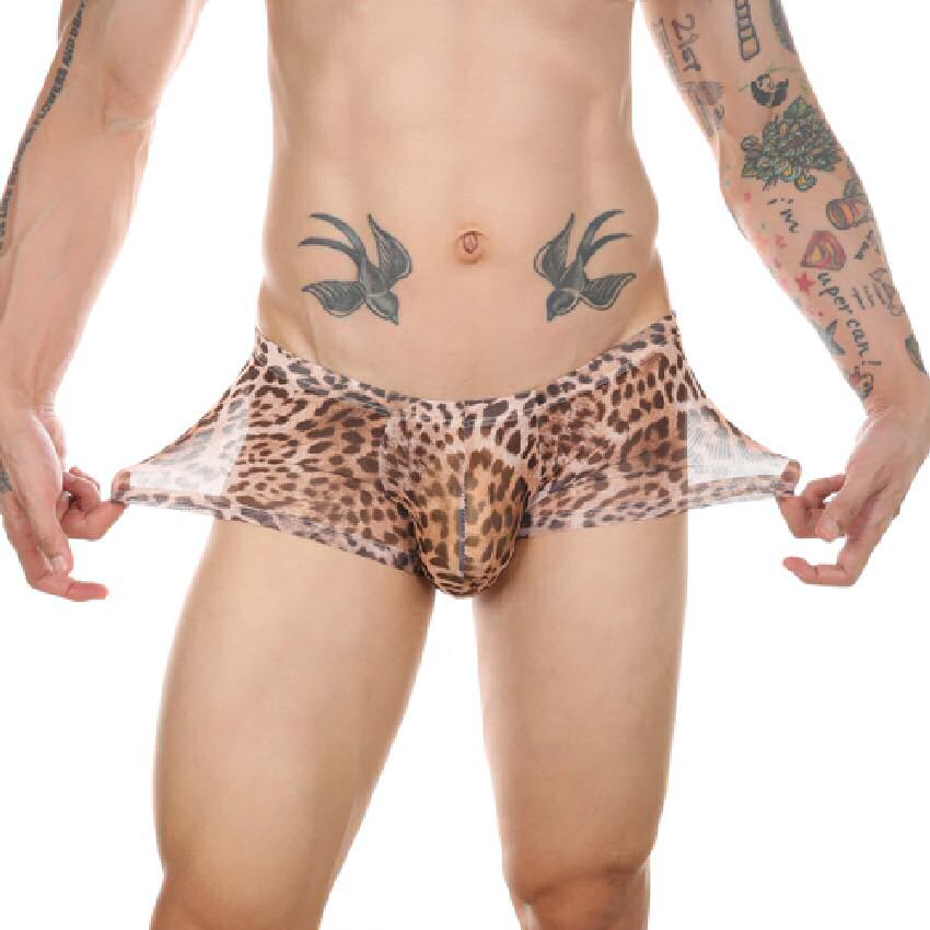 See Through Leopard Boxers