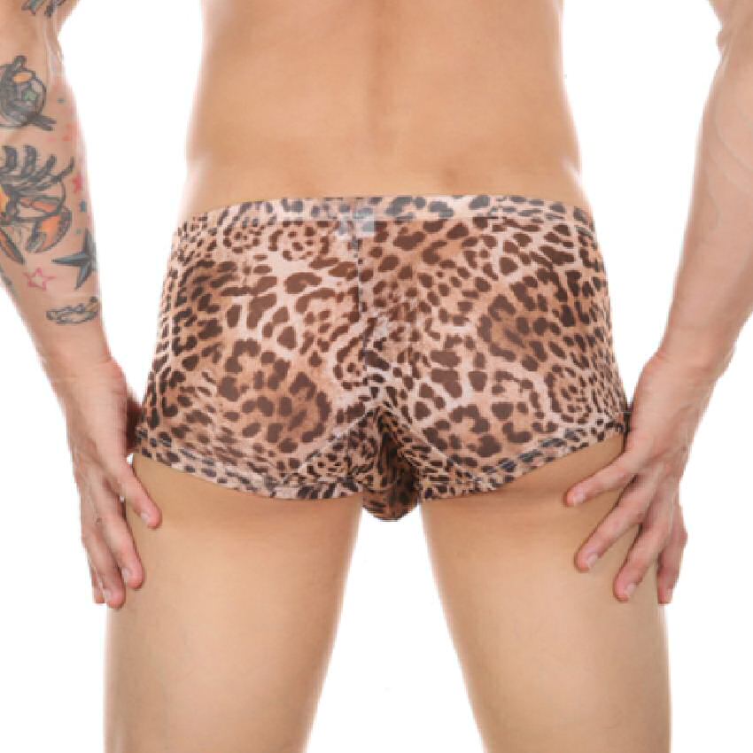 See Through Leopard Boxers