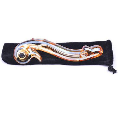 Dragon Gold Glass Vibrator